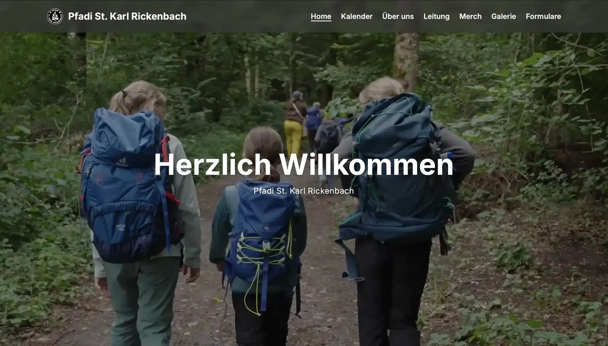 Neue Pfadi Rickenbach Website